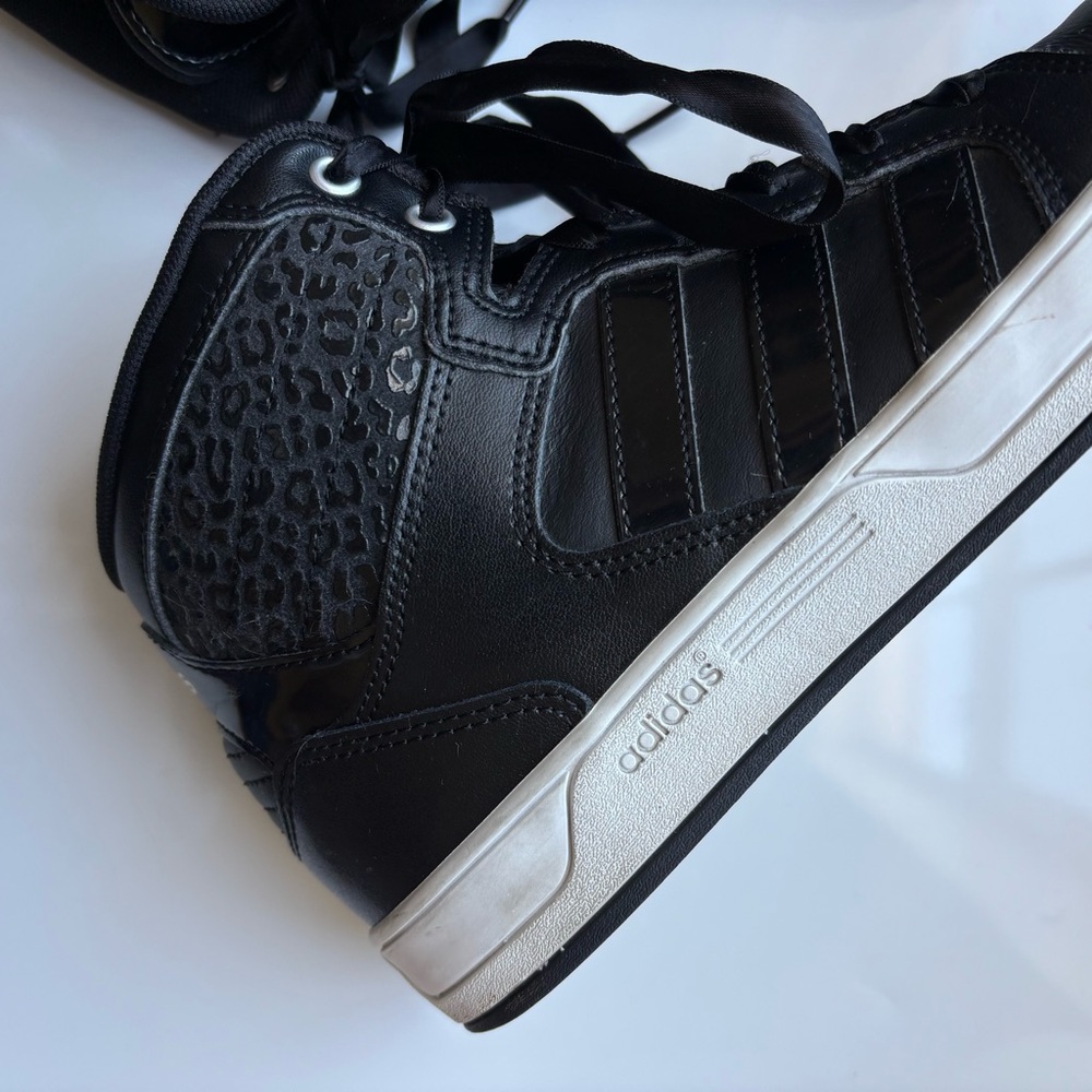 Adidas Neo Raleigh Mid Basketball Athletic Sneakers Womens Size 7.5 Cheetah - Picture 9 of 16